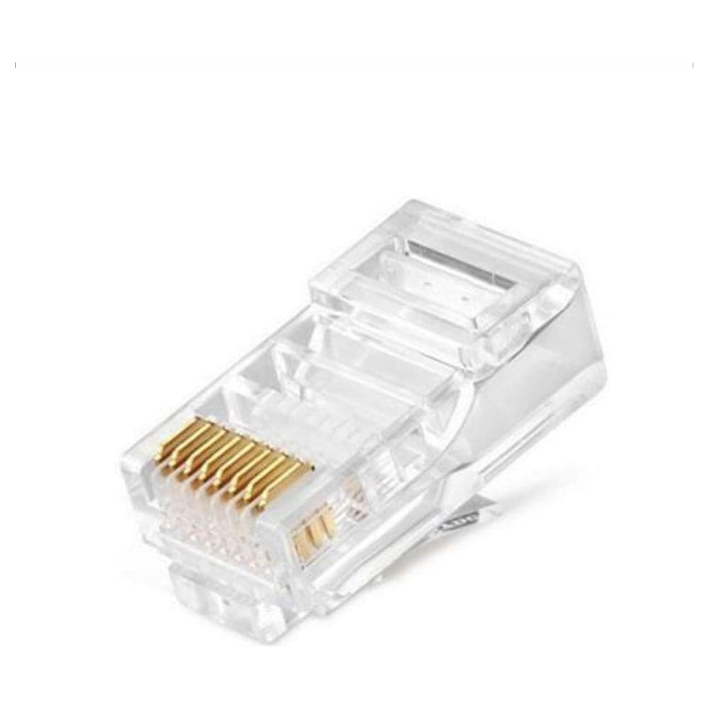 Коннектор rj-45 (8p8c) Ripo cat.6 покрытие 3мкд, универсальные ножи 003-400023