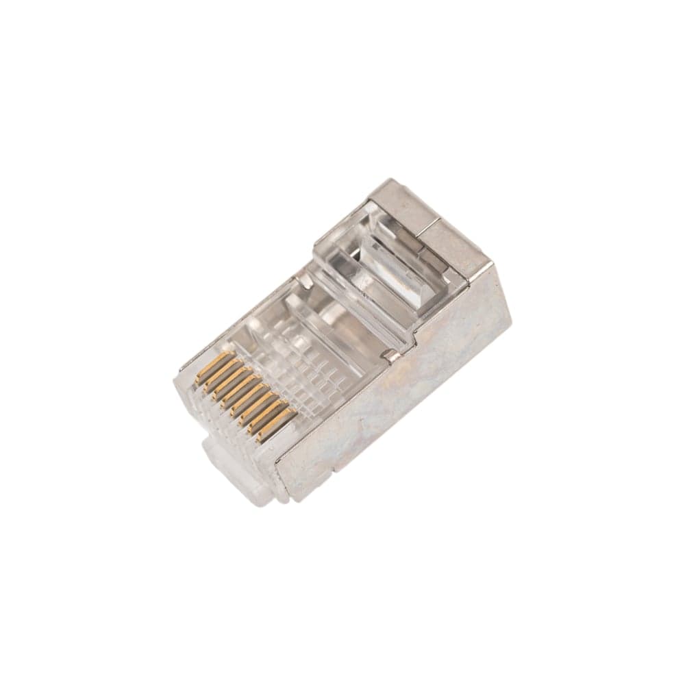 Экранированный коннектор rj-45 (8p8c) Ripo cat.5e, покрытие 3мкд 003-400022