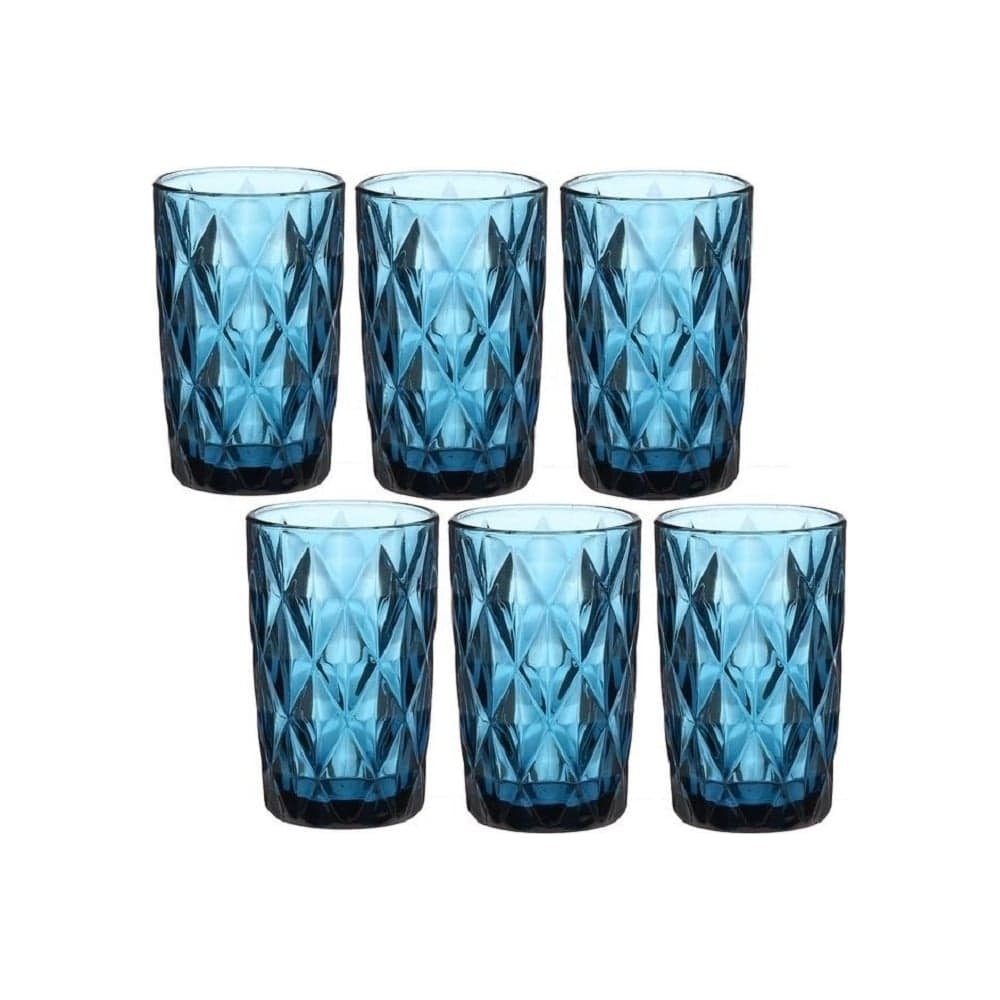 Набор стаканов Homium 6 шт., голубой setglass6-4