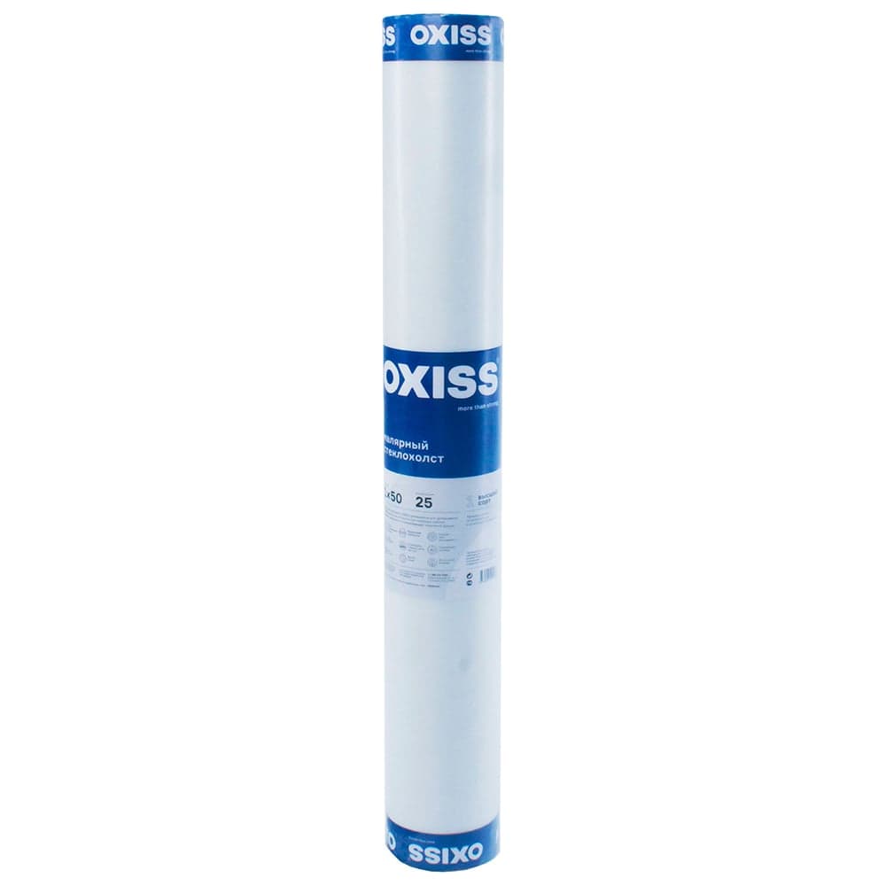 Малярный стеклохолст Oxiss 25 г/кв.м, 1x50 м 4630025421533