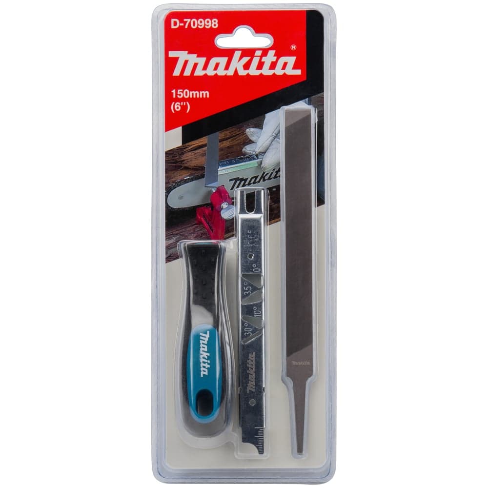 Плоский напильник с рукояткой и шаблоном Makita D-70998