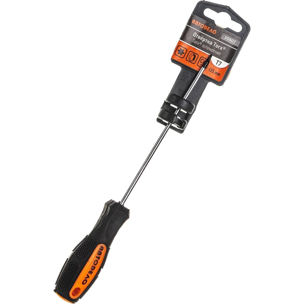 Отвертка TORX T7x125мм на держателе АвтоDело 30907 13212