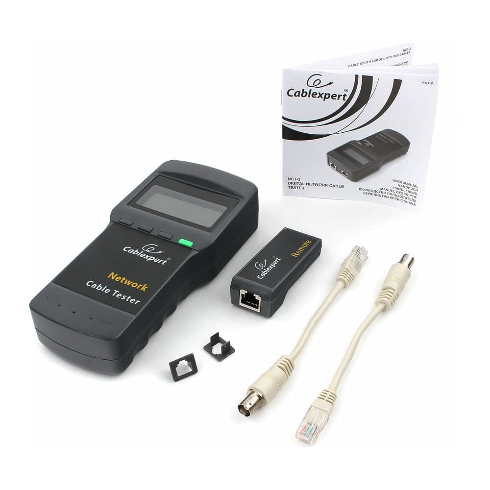 Цифровой тестер Cablexpert LAN для RG-45, RG-58, RJ-12,11 NCT-3