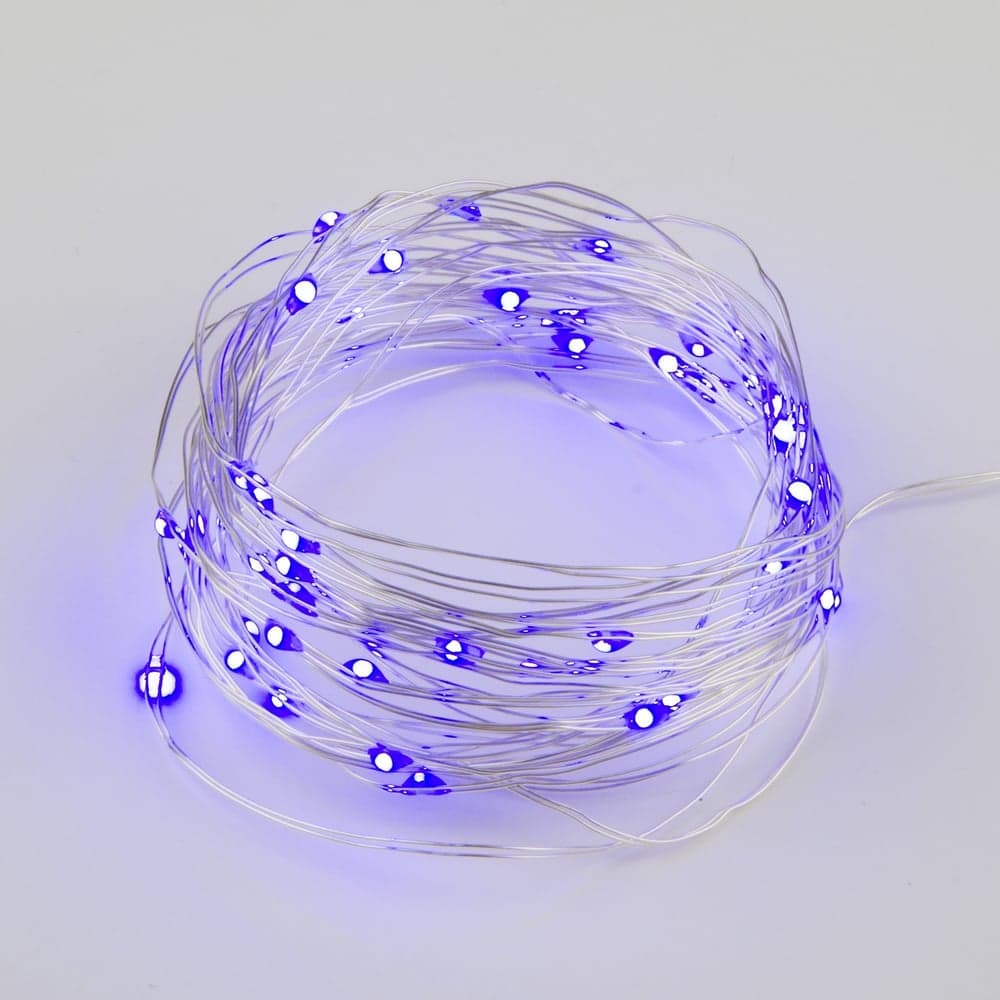 Гирлянда Uniel ULD-S0200-020/SСB/2AA PURPLE IP20 DEW UL-00010897