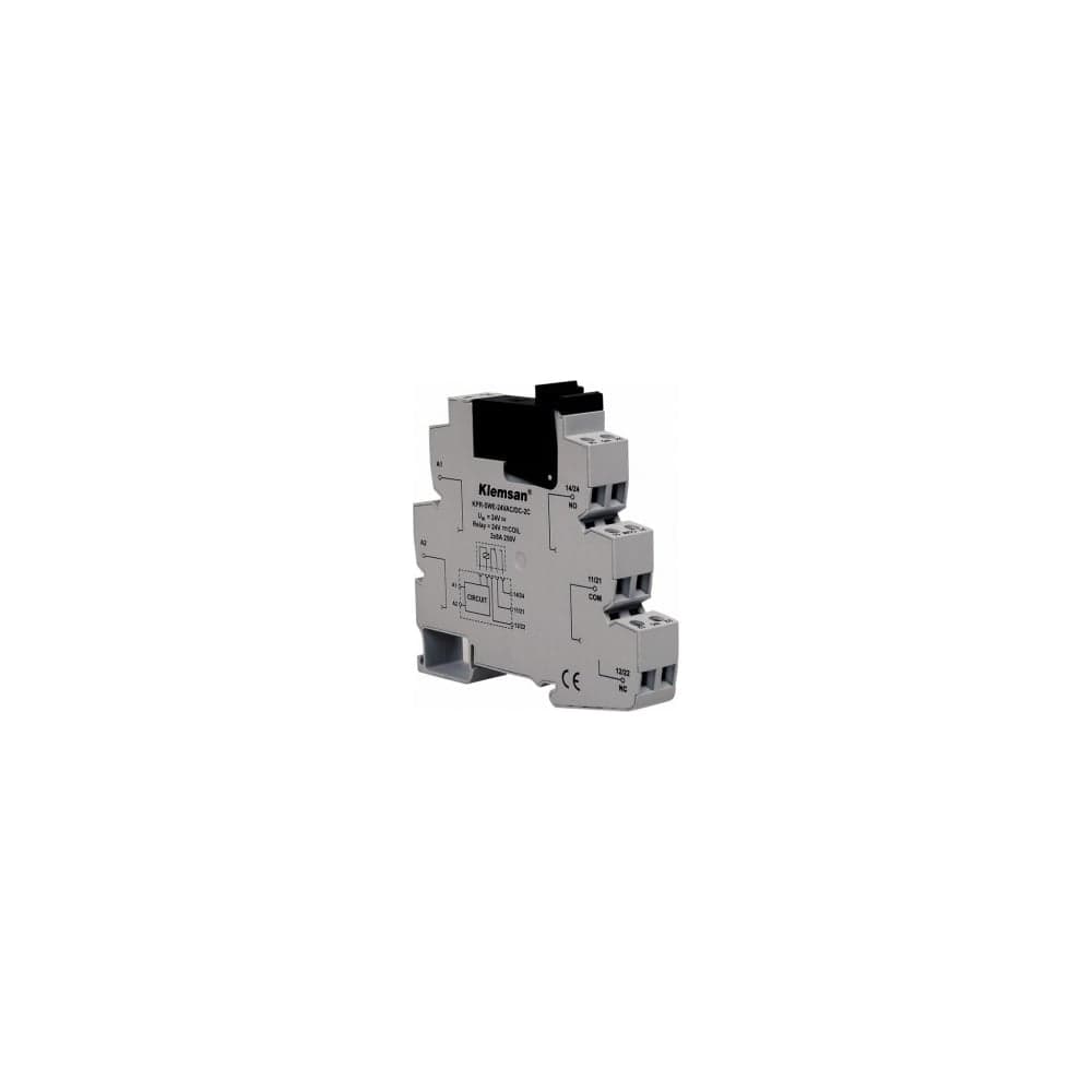 Интерфейсное реле Klemsan KPR-SWE-12VAC/DC-2C 2x8A 10 шт. 0.0.0.2.272520