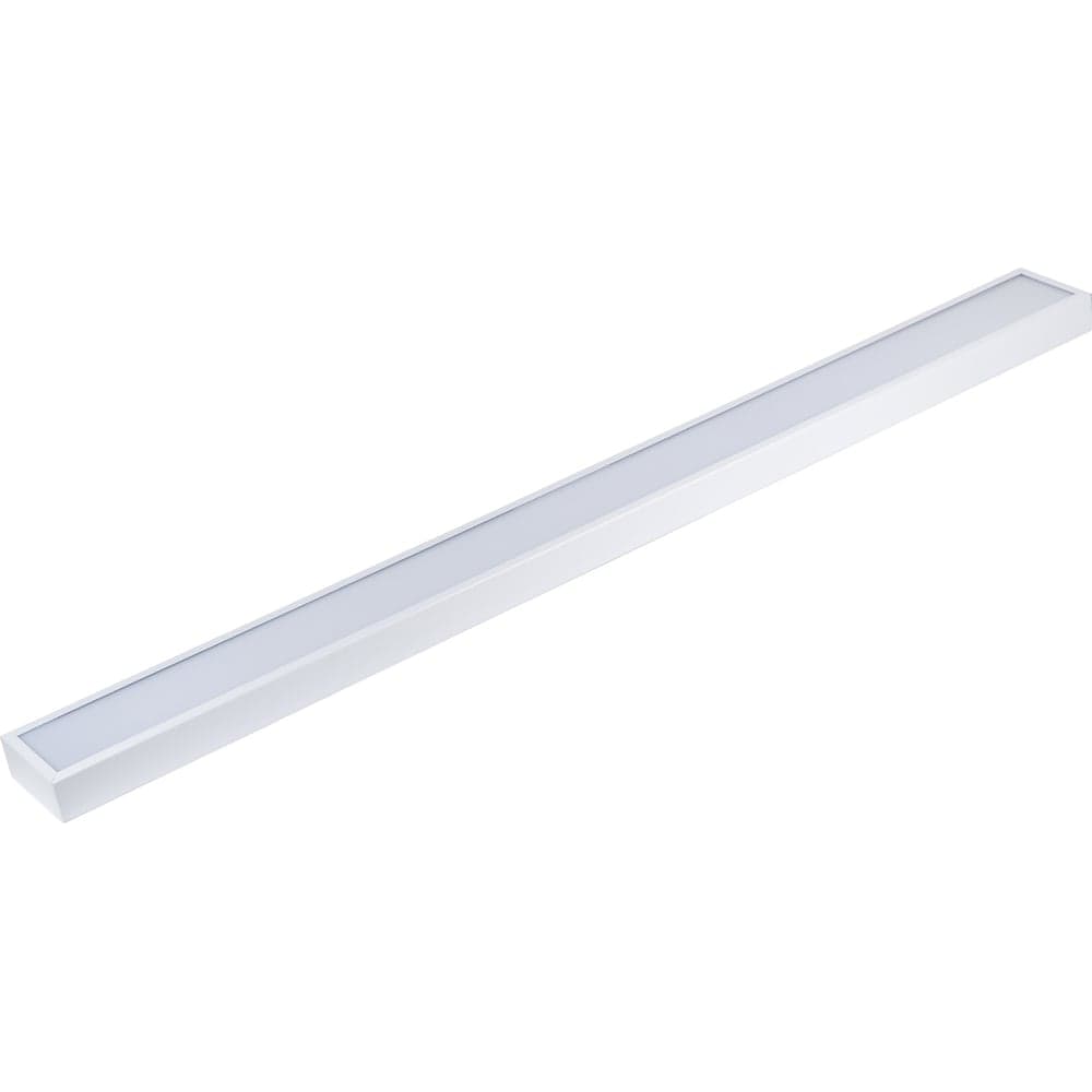 Светодиодный светильник Uniel Ulo-c50c 18w/3950к/l115 ip40 school white с регулируемым кронштейном (в/к). для школьной доски. белый свет (3950k). 2160лм. корпус белый. тм UL-00010966