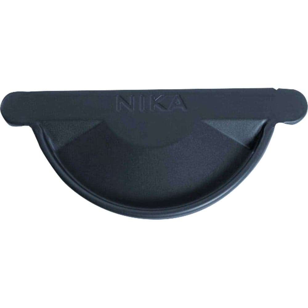 Заглушка желоба NIKA круглая RAL 7024 (серый) В0000020436