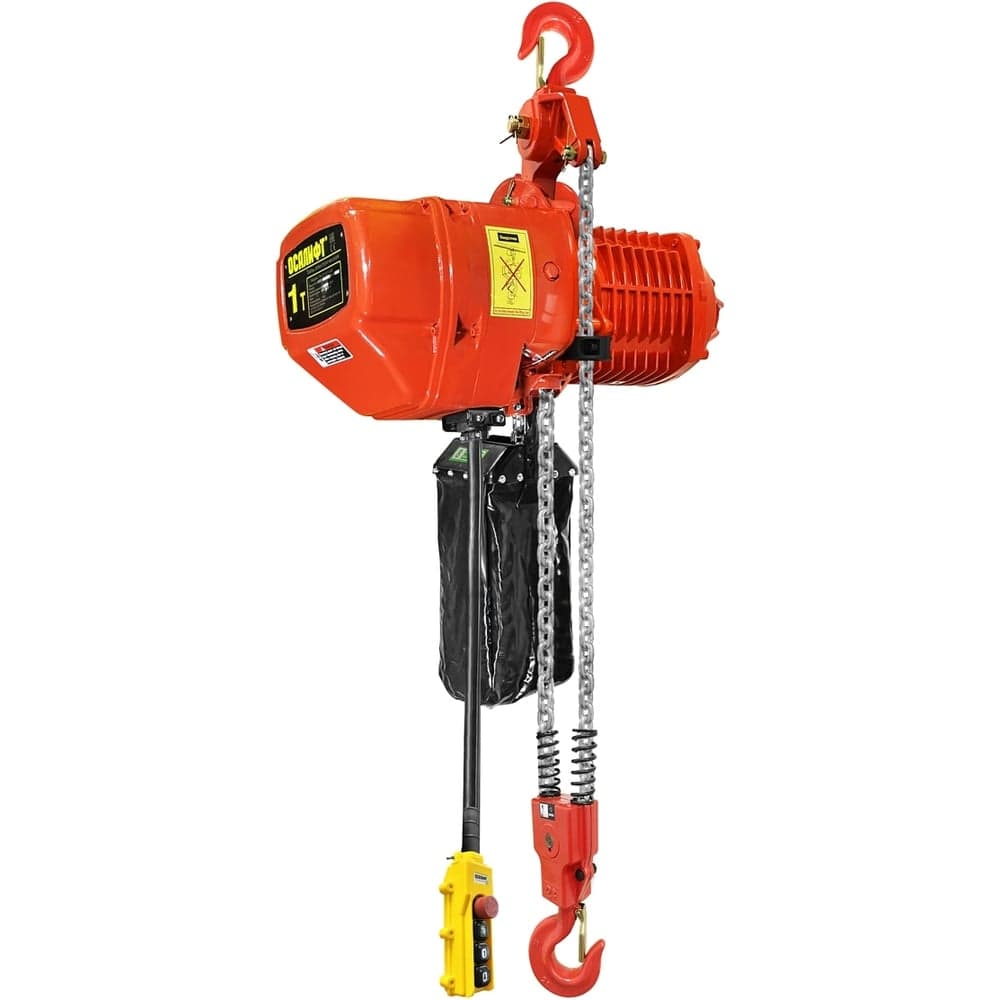 Таль OCALIFT 01-02D 1 т, 6 м, две скорости, 380в, электрическая, цепная, стационарная, на крюке oca0102dn6m