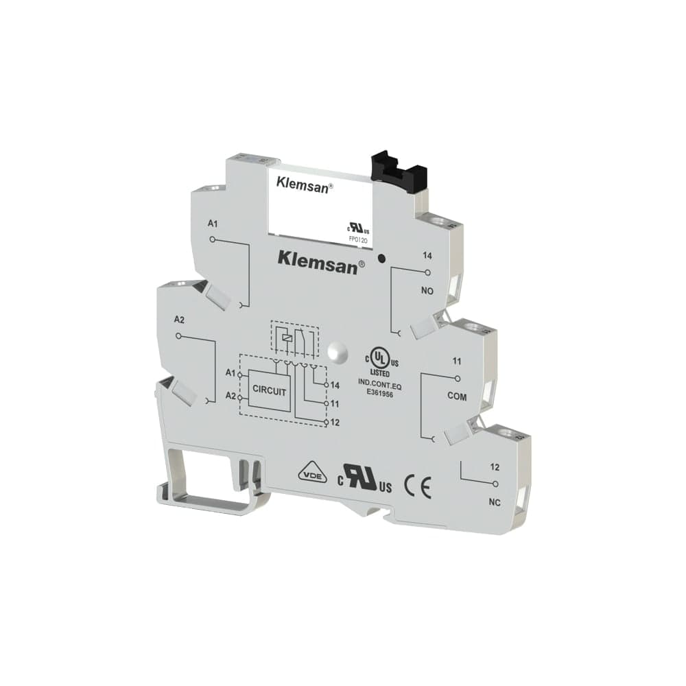 Интерфейсное реле Klemsan KPR-SCE-12VAC/DC-1C; 6A 10 шт. 0.0.0.2.270800