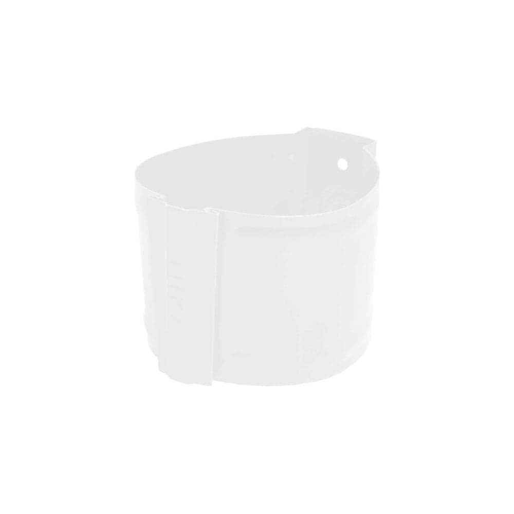 Круглый держатель трубы NIKA RAL 9003 белый, кирпич В0000019246