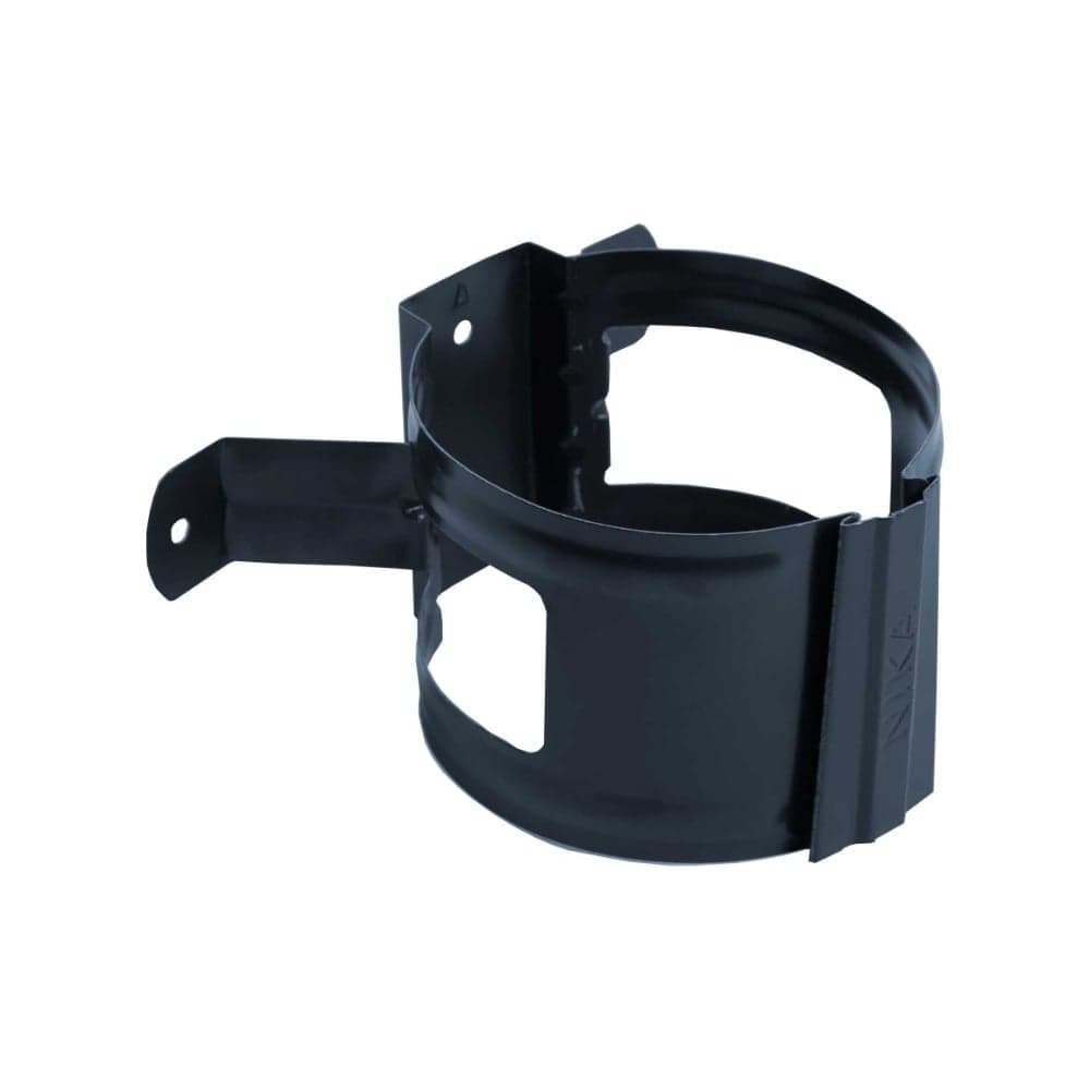 Круглый держатель трубы NIKA RAL 7024 серый, дерево В0000020428