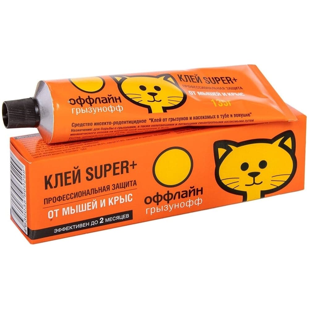 Клей от грызунов и насекомых Грызунофф SUPER 135 г GR10380012