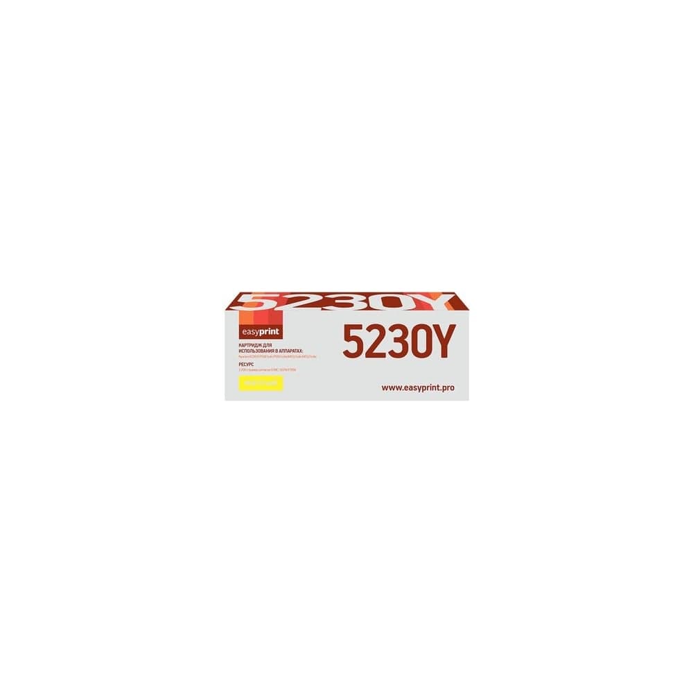 Картридж EasyPrint (TK-5230Y/TK5230Y/5230) для Kyocera ECOSYS M5521cdn/P5021cdn (2200 стр.) желтый, с чипом LK-5230Y