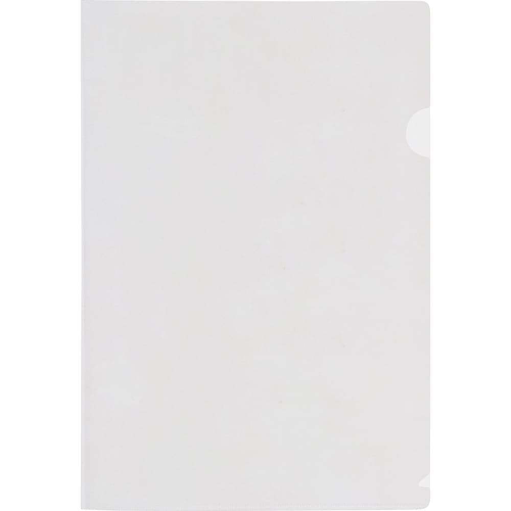 Папка-уголок Flexoffice А4 прозрачная, 10 шт FO-CH06 CLEAR
