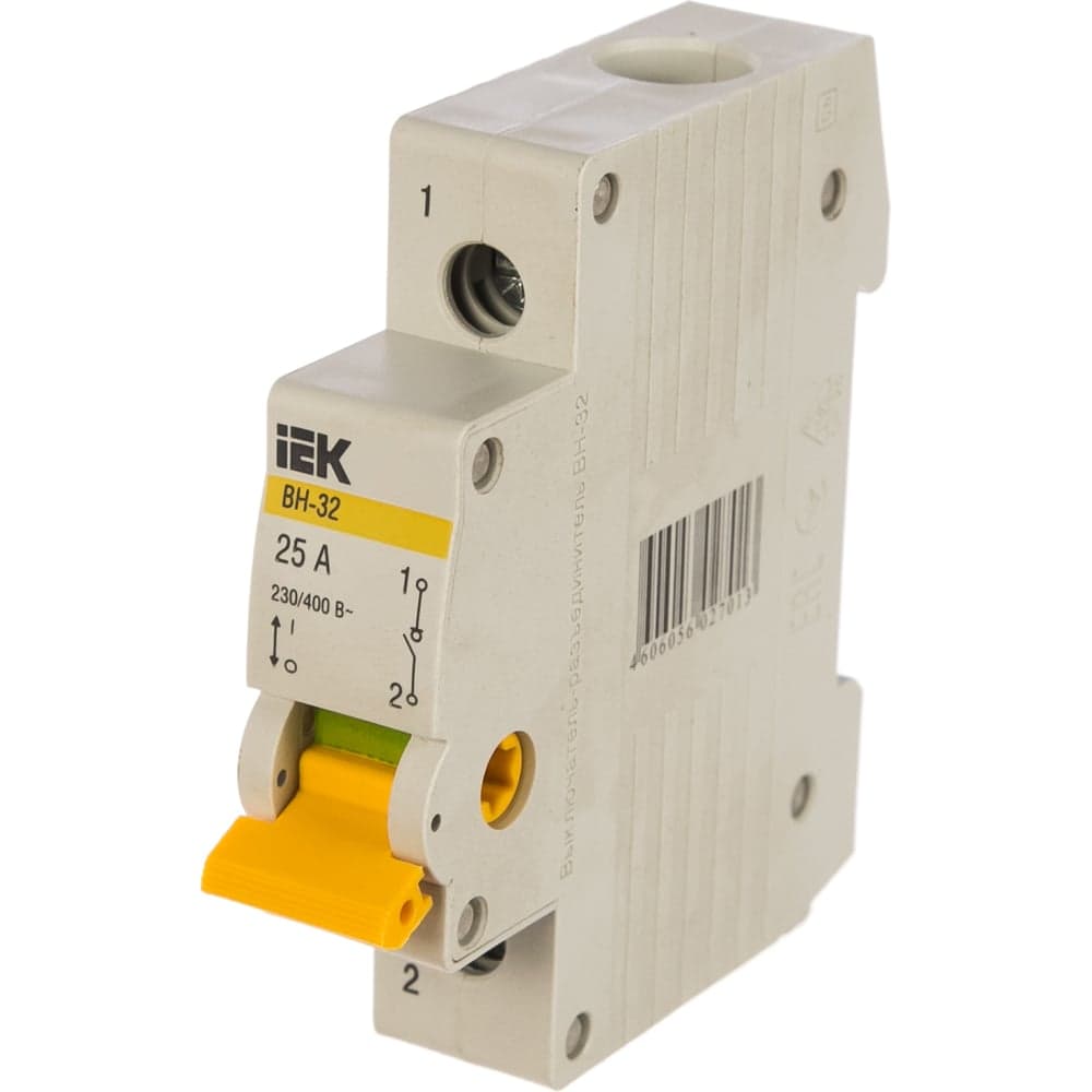 Выключатель нагрузки IEK ВН-32 25А/1П ИЭК MNV10-1-025