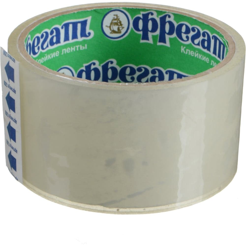 Клейкая лента Фрегат прозрачная, 48 ммх24 м, 45 мкм С482445