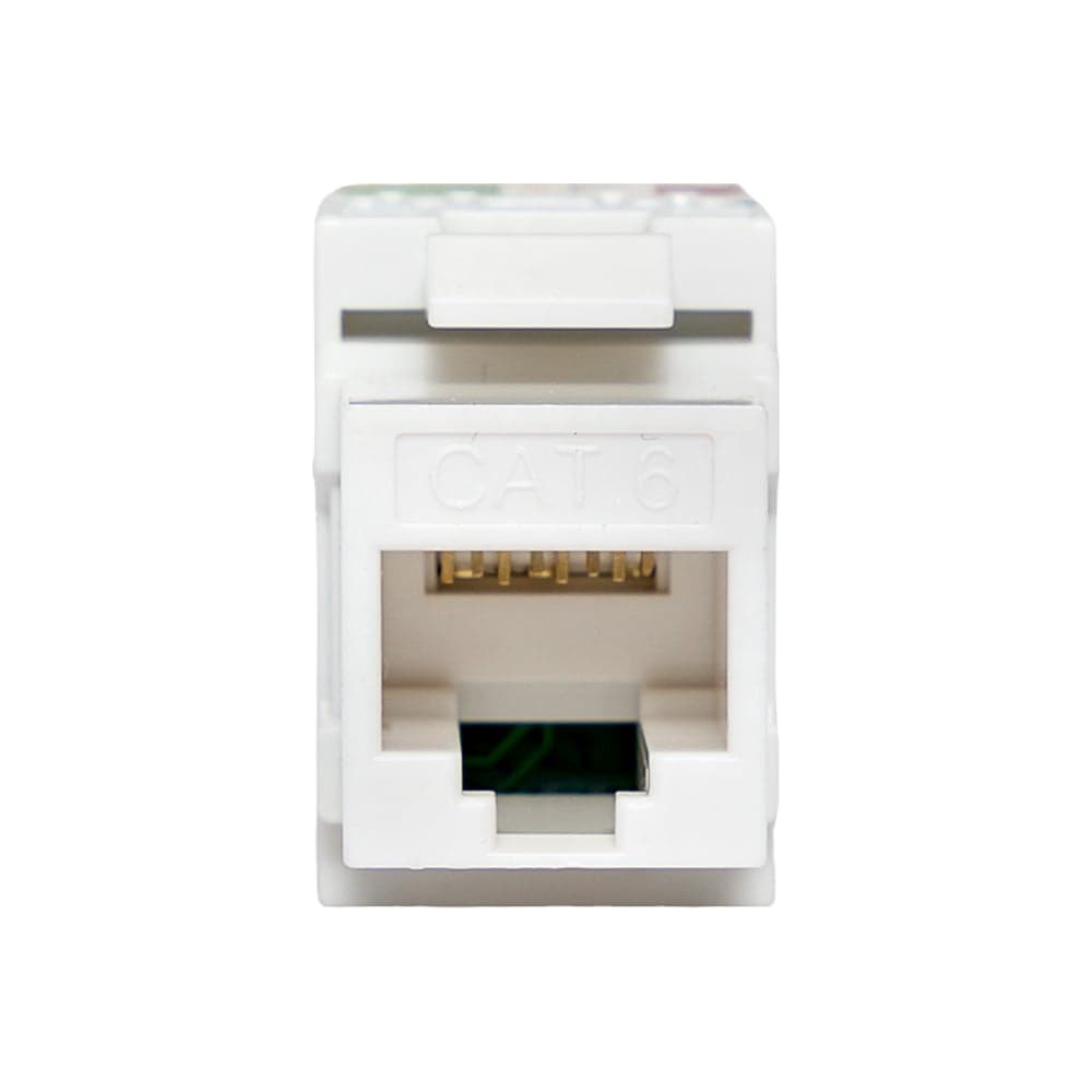 Неэкранированный модуль EKF Keystone TERACOM CS Cat.6 110 IDC 180 градусов самозажимной (Toolless), синий TRCS-KSTN-RT180-6UTP-BLU
