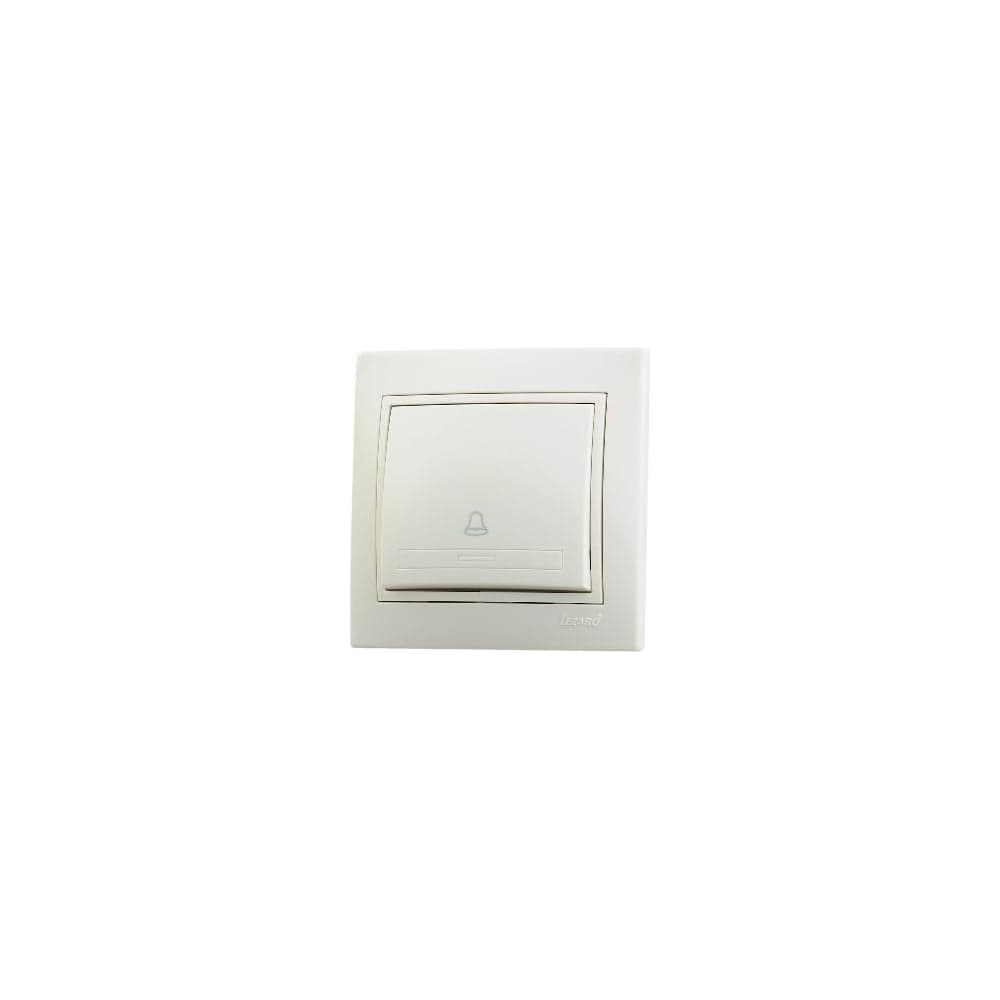 Кнопка звонка LEZARD MIRA крем со вставкой 701-0303-103