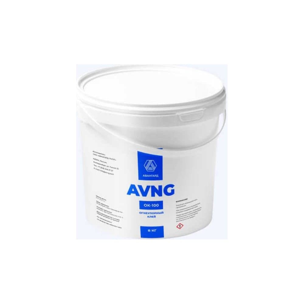 Огнеупорный клей AVNG ОК-100, 8кг, ведро 4673745868141