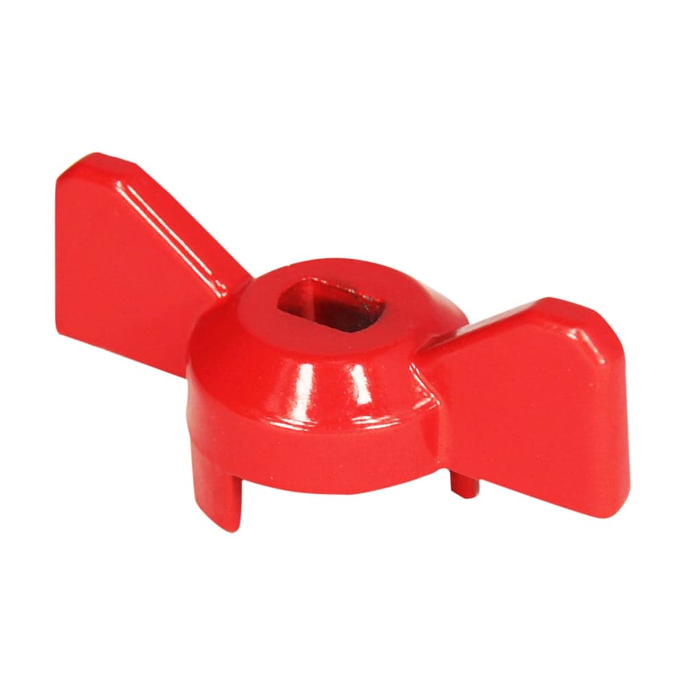 Ручка для шарового крана усиленная MasterProf форма бабочка, КРАСНАЯ, 1/2"-3/4", MP ИС.131176