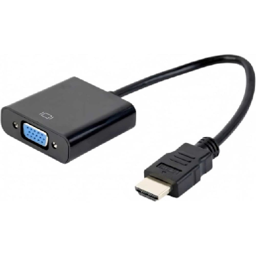 Адаптер Filum 0,15 м, 1920x1080, разъемы: hdmi a male-vga female-mini jack female, пакет FL-A-HM-VGAF-mjack-0,15M