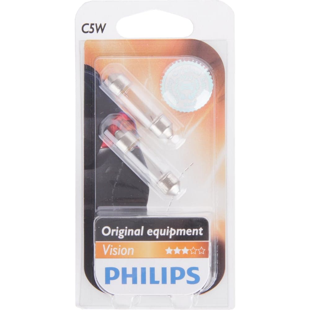 Автолампа PHILIPS C5W SV8.5,8 35мм, 2шт 12V ,1,10 12844B2