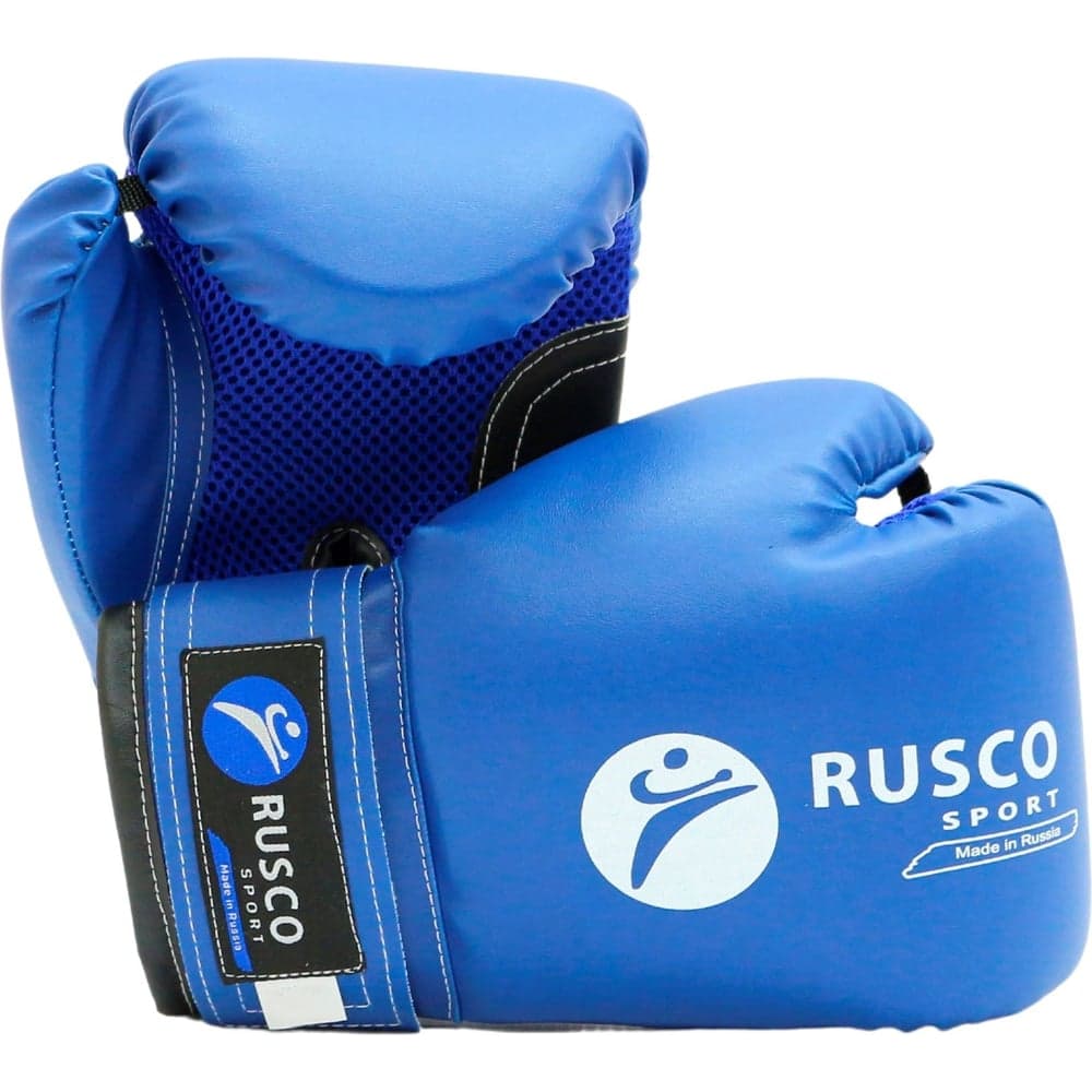 Боксерские перчатки Ruscosport rusco sport синие 4680062715775