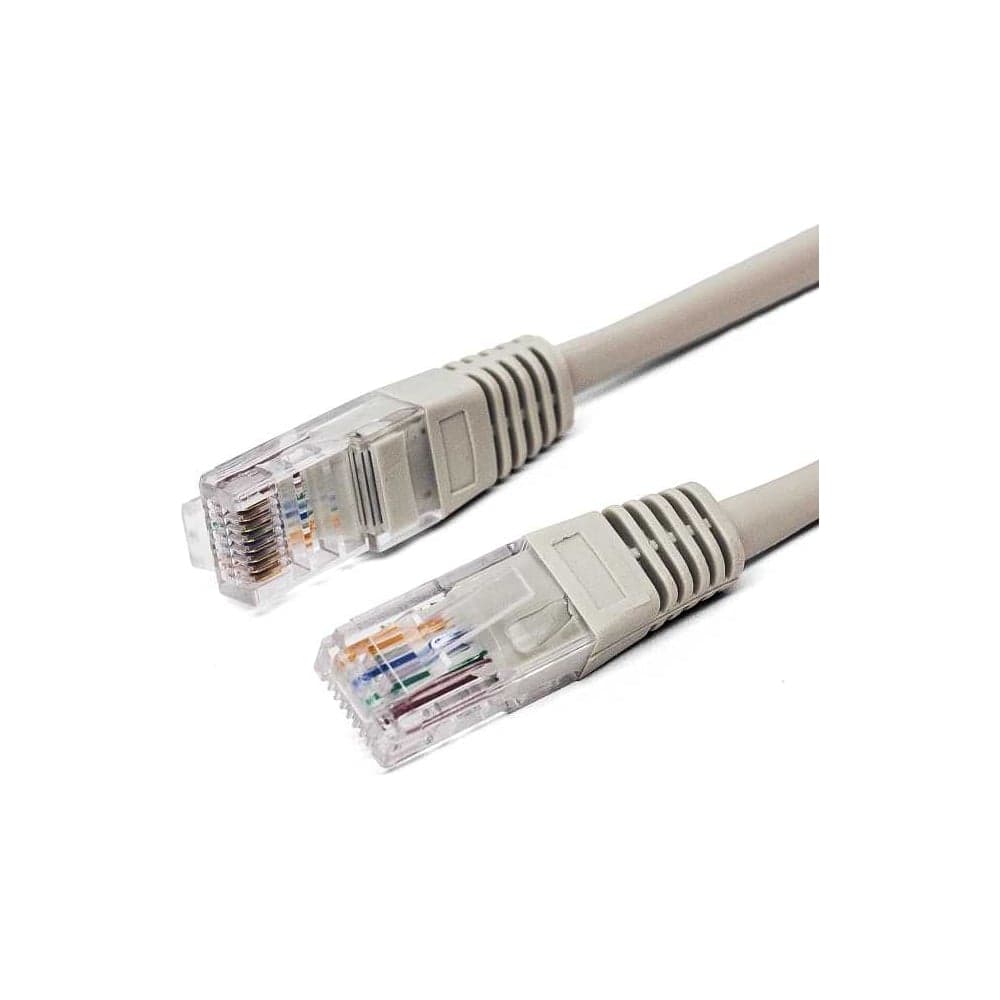 Патч-корд кабель Filum u/utp 6 кат, 3м 26awg(7x0,16 мм), омедненный алюминий (cca), pvc, серый FL-U6-3M