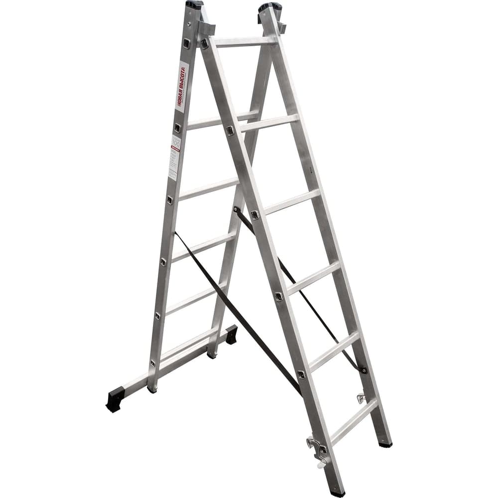 Алюминиевая двухсекционная лестница Новая Высота NV1220 2x6 1220206