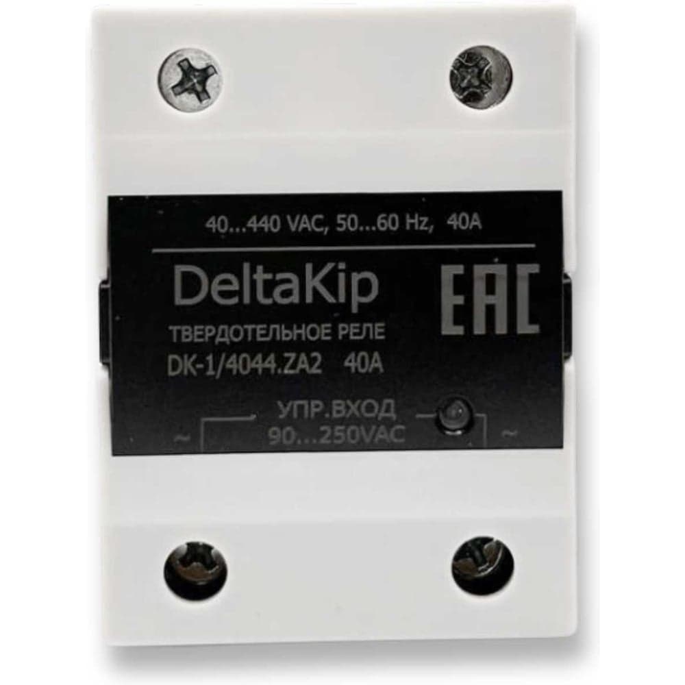 Общепромышленное однофазное твердотельное реле DELTAKIP DK1-4044.ZA2, 40A, 90...250VAC DK-F0000005