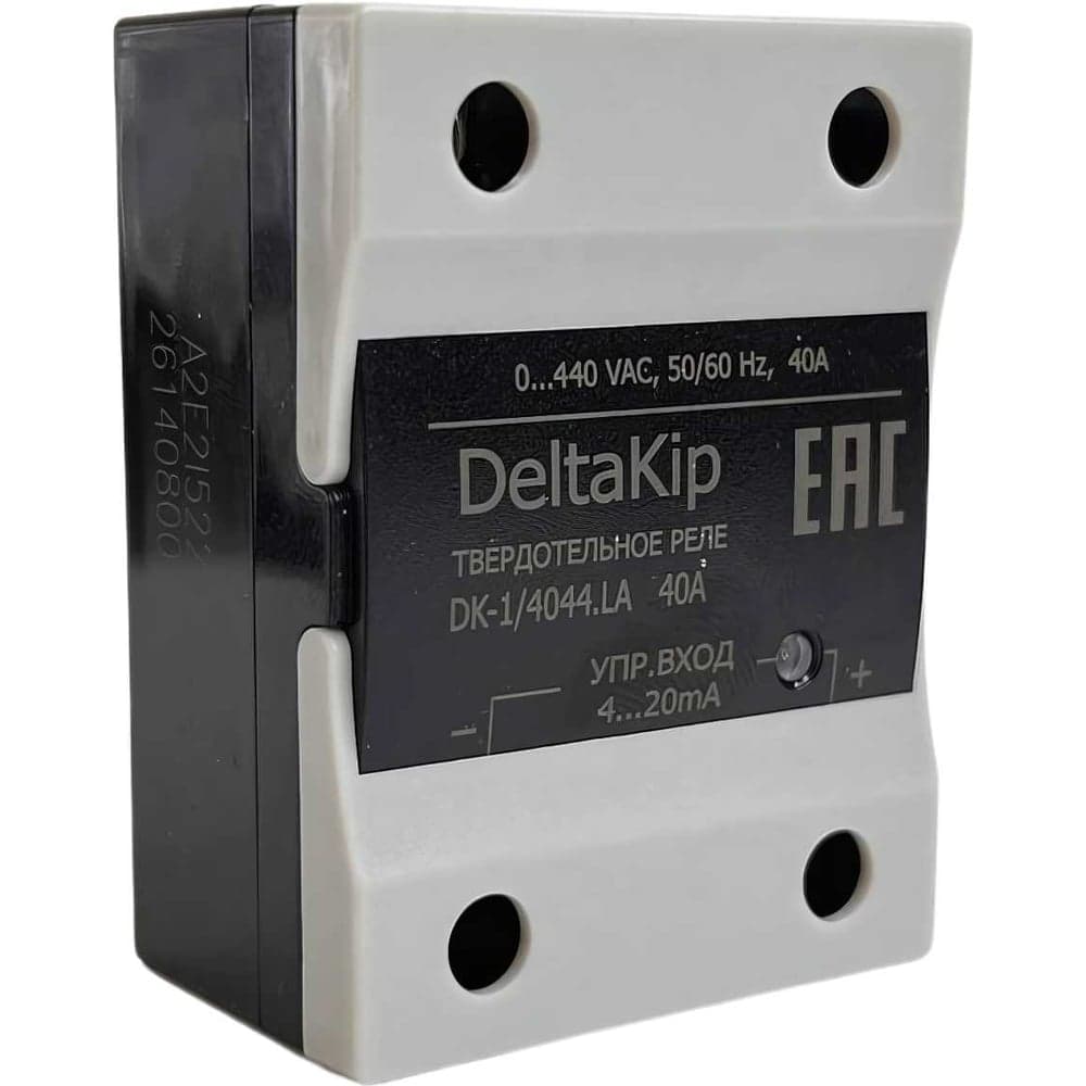 Однофазное твердотельное реле DELTAKIP для регулирования напряжения DK1-4044.LA, 40А, 4...20 А DK-F0000012