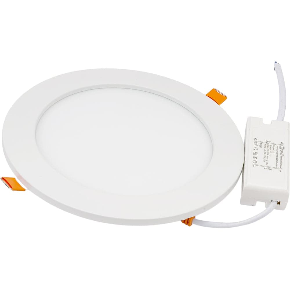 Светодиодный круглый светильник ЭРА LED 1-12-6K LED 12W 220V 6500K Б0019833