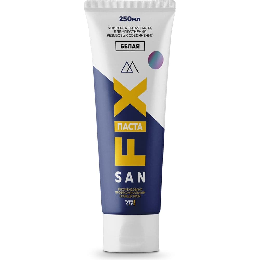 Универсальная паста для уплотнения резьбовых соединений SANFIX 250 мл, в тубе, белая 40717
