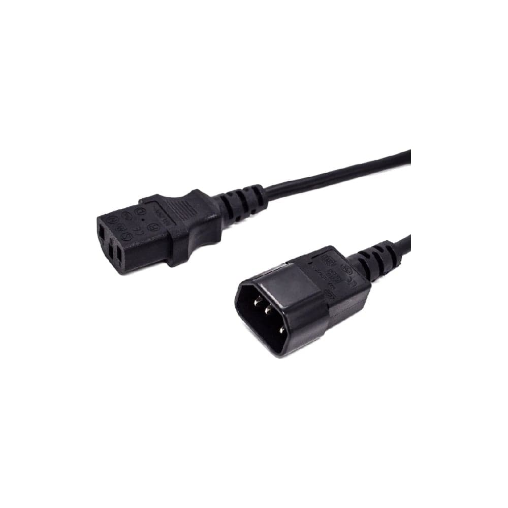Кабель питания Filum с13- c14, 3x1 мм², 220в, 10a, чёрный, 3 м FL-PC16-C13-C14-3M