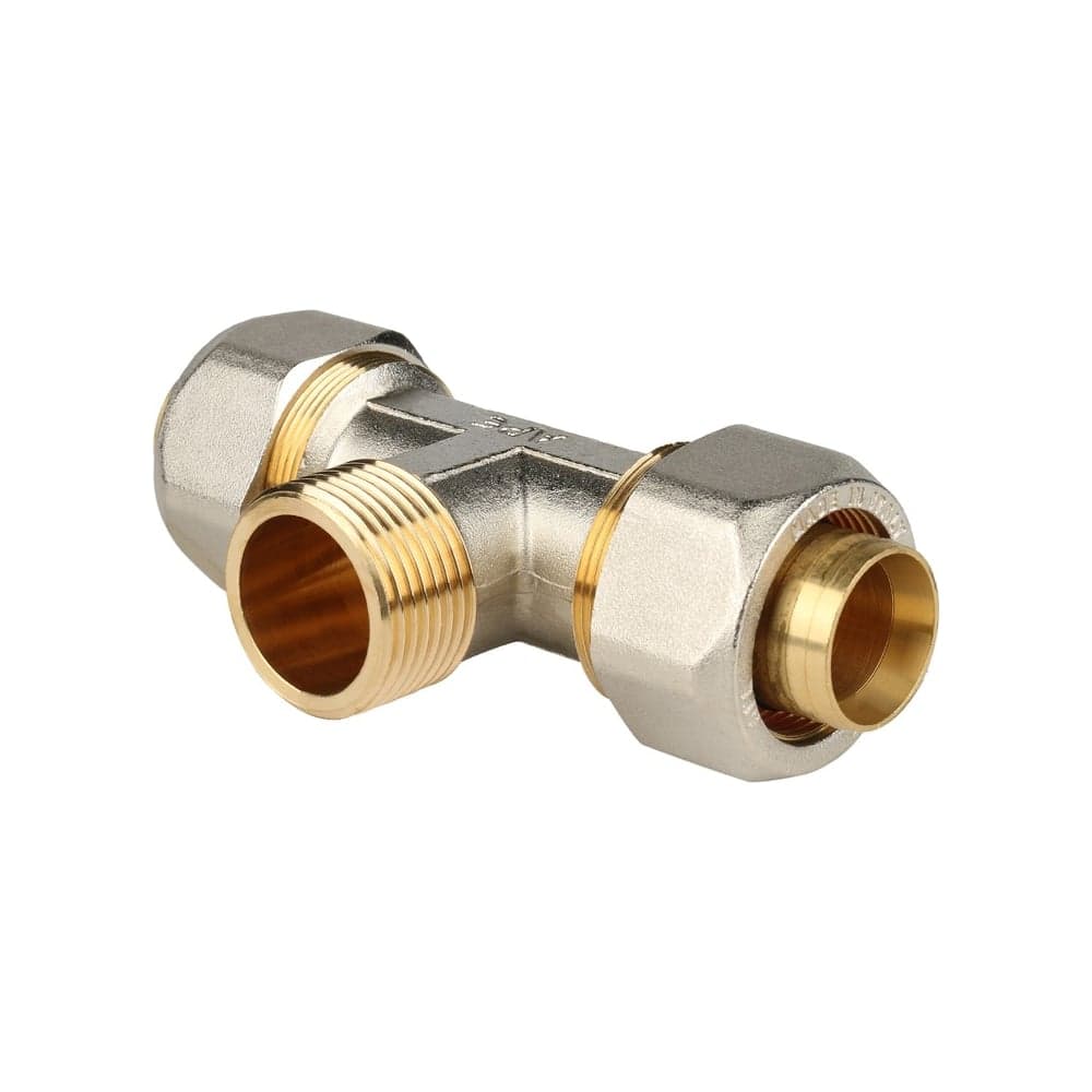 Тройник-переходник с наружной резьбой STOUT 20х3/4х20 прессовой SFP-0008-203420 RG008S9C25MRR1