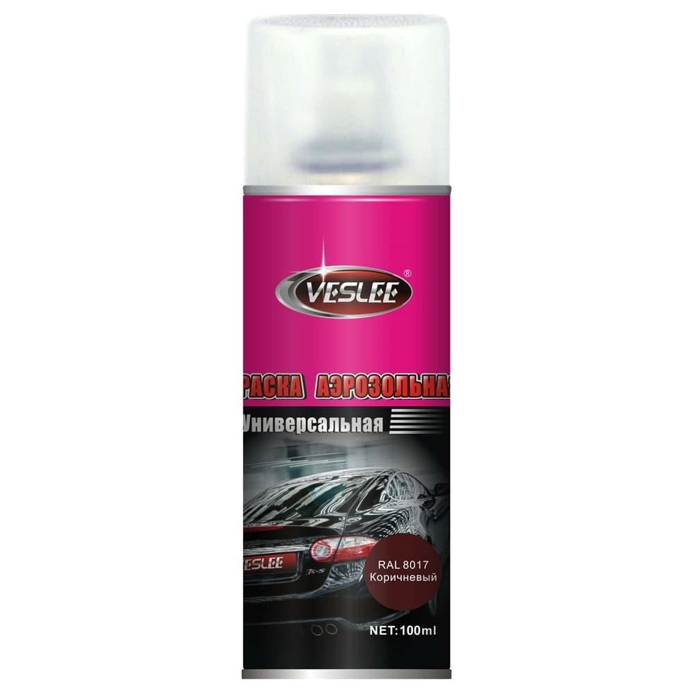 Аэрозольная краска Veslee 100ml цвет коричневый VL-P2E 8017
