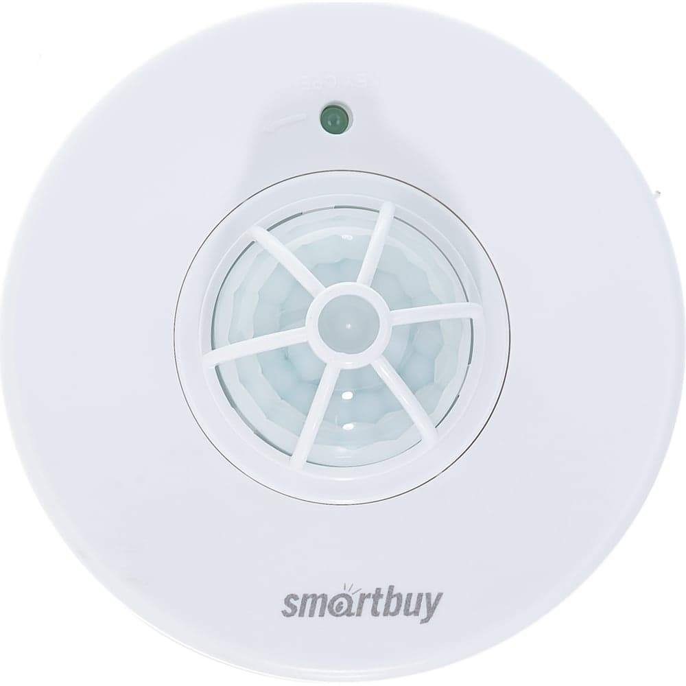 Инфракрасный датчик движения Smartbuy потолочный 1200Вт, до 8м, IP33 sbl-ms-024