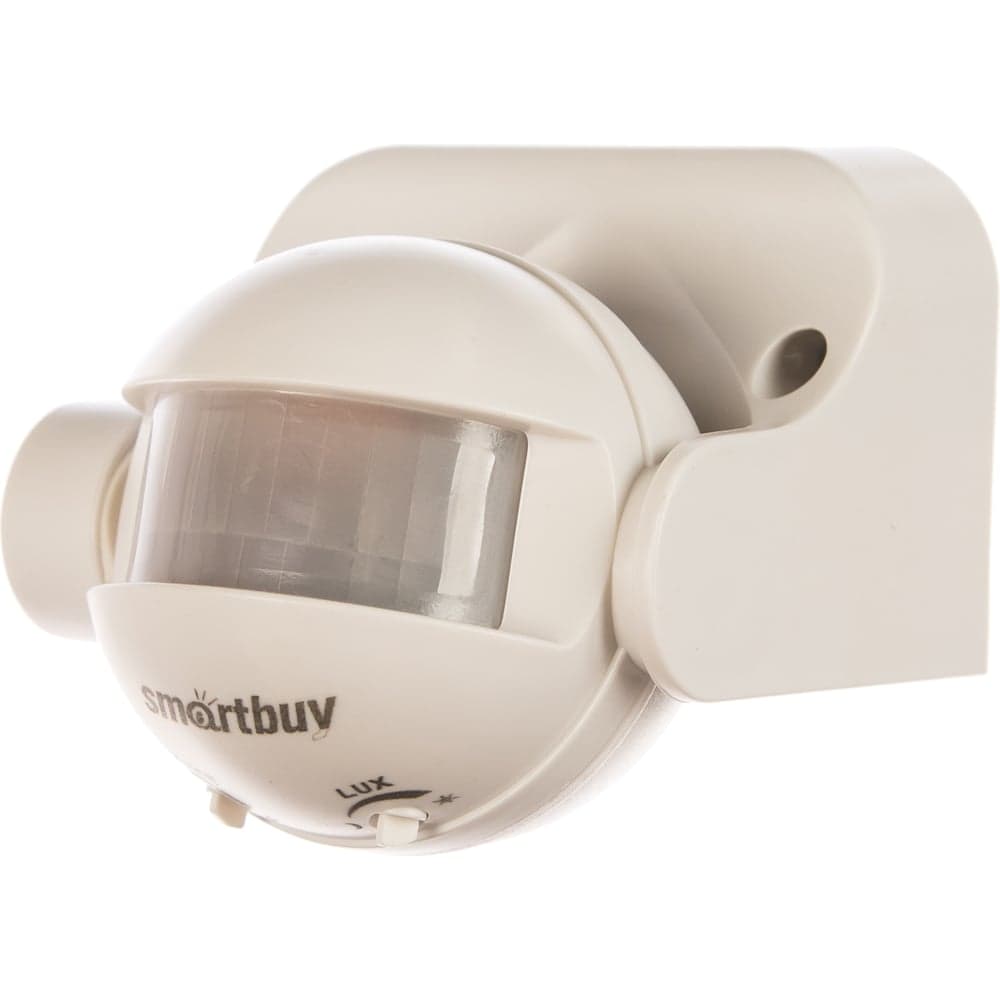 Инфракрасный датчик движения Smartbuy настенный 1200Вт, до 12м, IP44 sbl-ms-009