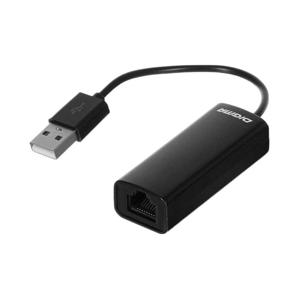 Сетевой адаптер DIGMA Fast Ethernet D-USB2-LAN100 USB, 2.0 (упаковка 1шт) 1717082