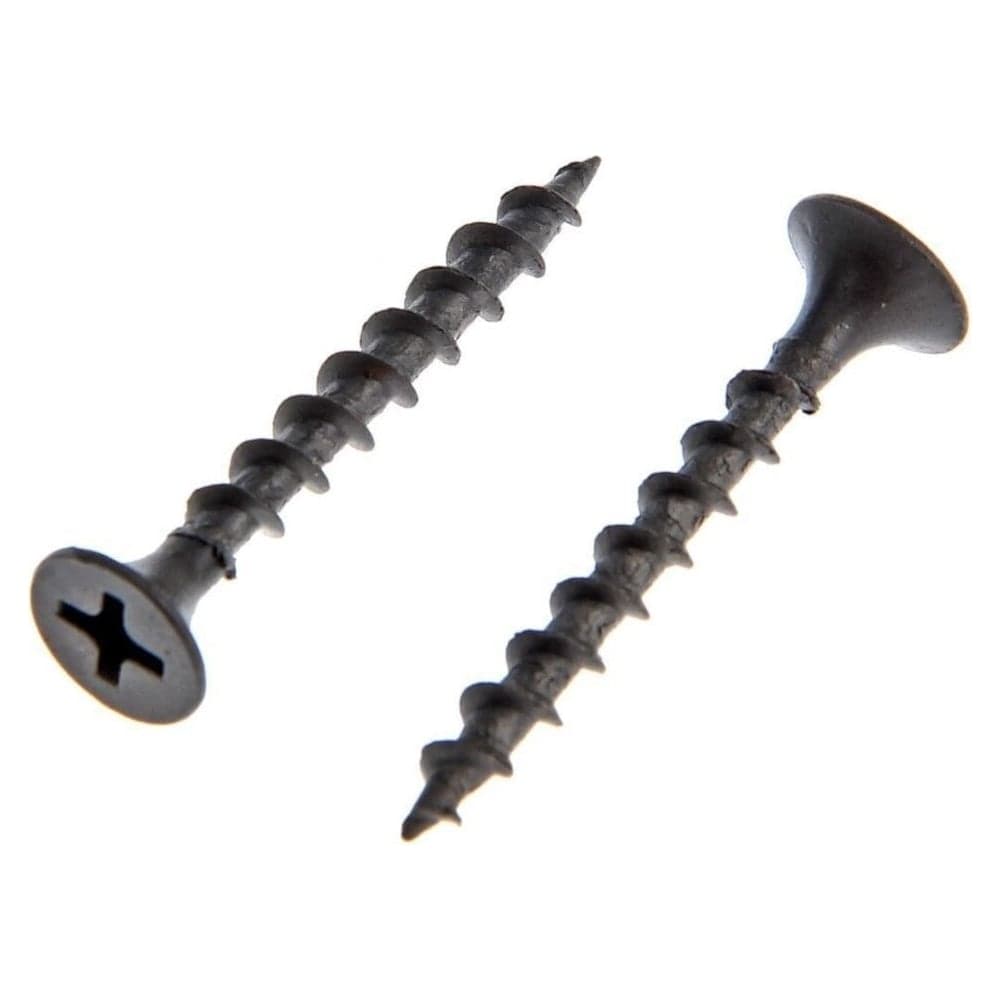 Саморез для ГКЛ STEELREX крупная резьба, оксид, 4,8x127 мм, 75 шт. 0103048127B300007516