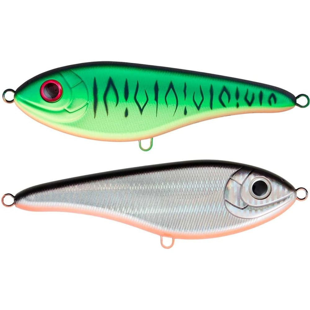 Воблер Strike Pro Джеркбейт Buster Jerk Sinking, цвет: GC01S/A70-713 Double Black Silver OB/Mat Tige EG-048#GC01S/A70-713
