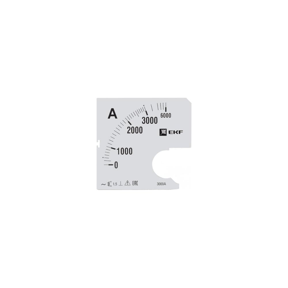Шкала сменная для A961 3000/5А-1,5 PROxima EKF SQs-a961-3000