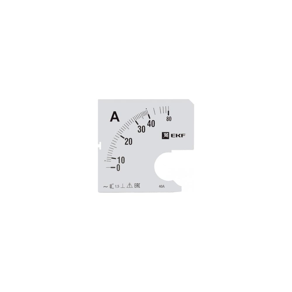 Шкала сменная для A961 40/5А-1,5 PROxima EKF SQs-a961-40