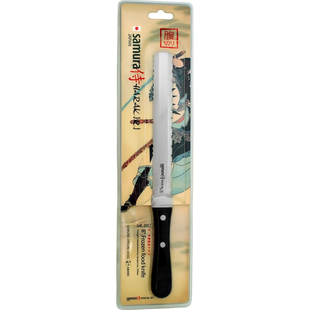 Нож для заморозки Samura "HARAKIRI" 180 мм, коррозионно-стойкая сталь, ABS пластик SHR-0057B/K SHR-0057B/K