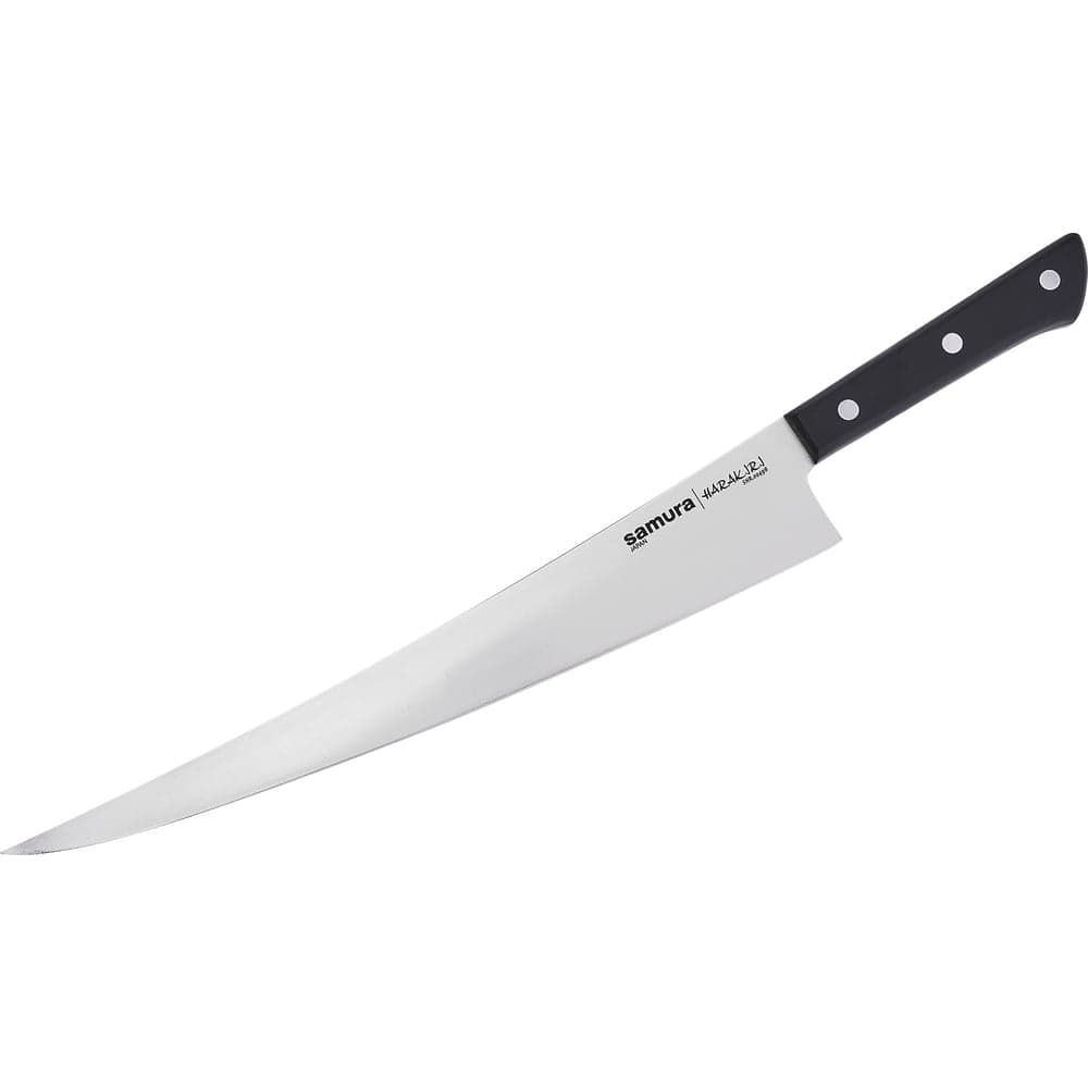 Кухонный нож Samura "HARAKIRI" длинный, слайсер, 290 мм, коррозионно-стойкая сталь, ABS пластик SHR-0049B/K