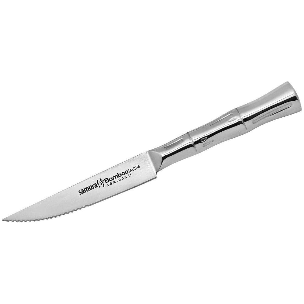 Кухонный нож Samura "Bamboo" для стейка, 110 мм, AUS-8 SBA-0031/K