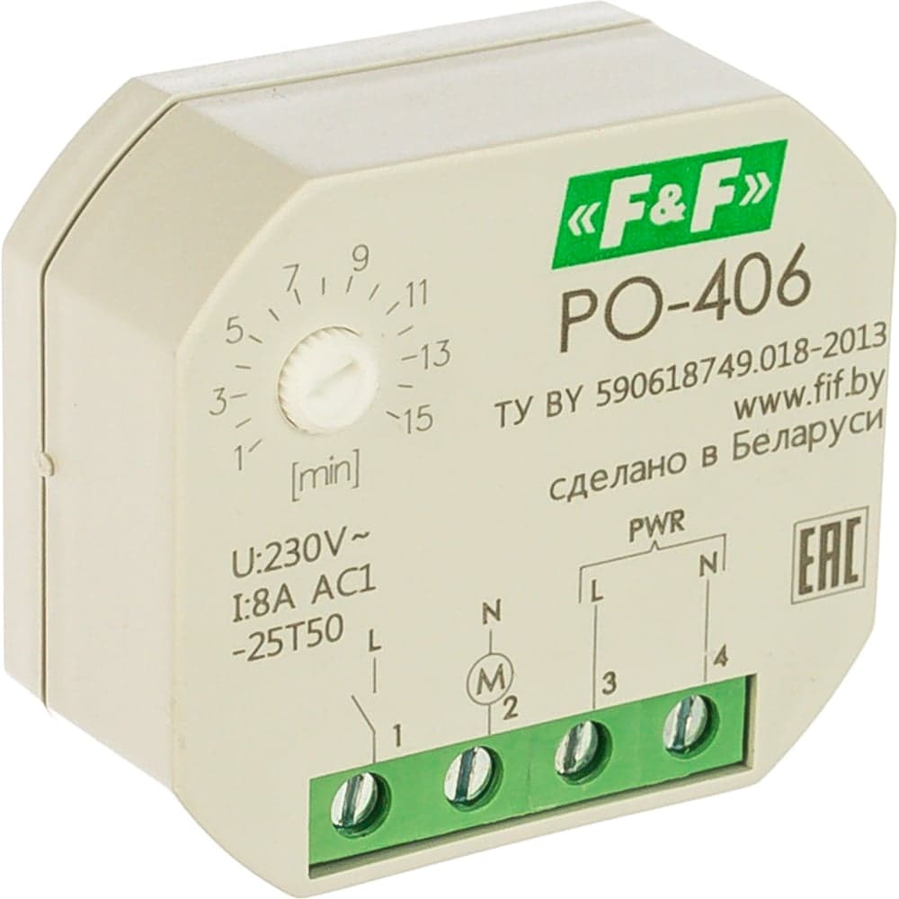 Реле времени F&F PO-406 EA02.001.019