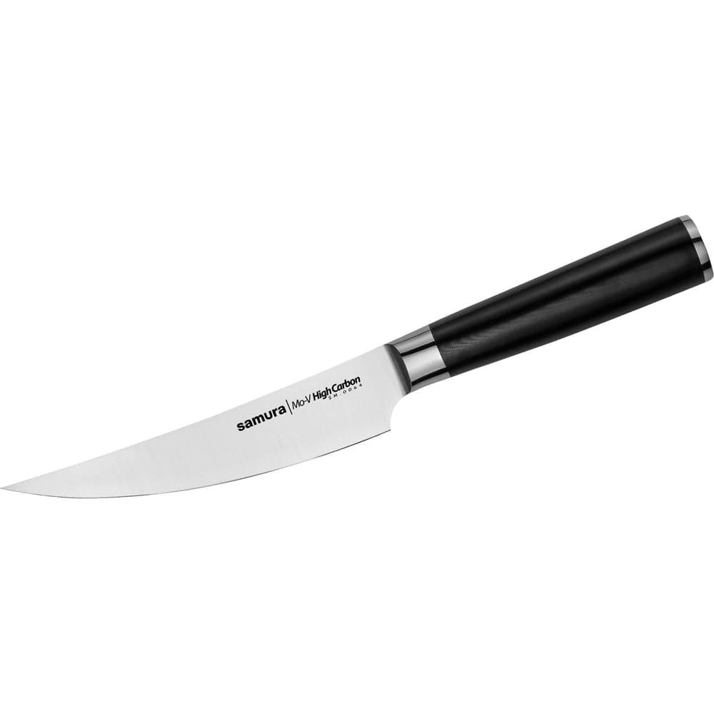 Кухонный мясницкий нож Samura Mo-V малый 155 мм, G-10 SM-0064/K