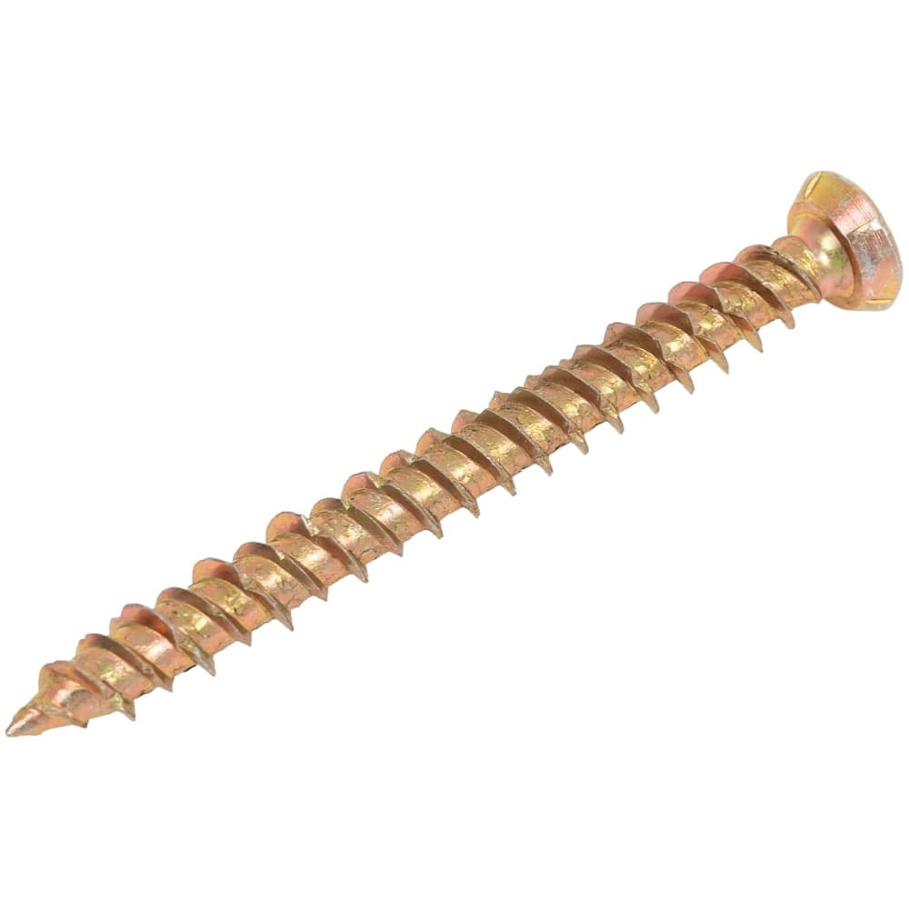 Шуруп по бетону STEELREX шлиц Torx, жёлтый цинк, 7,5x72 мм, 40 шт. 0137075072B400004032