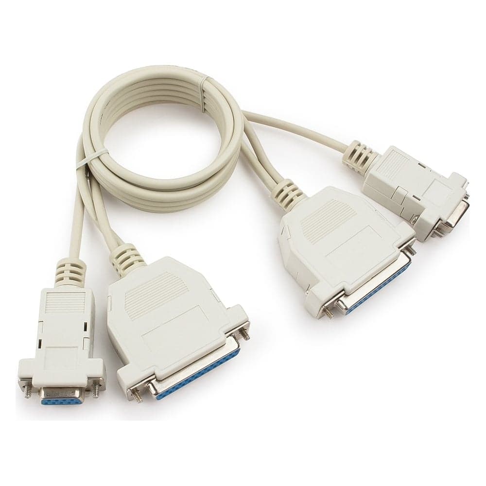 Кабель Cablexpert 0-модемный, универсальный, 25f_9f/25f_9f, 1.8м, пакет, CC-140-6-N